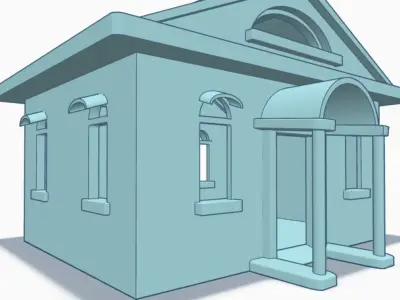 House Model for 3D Printing 3D print model
