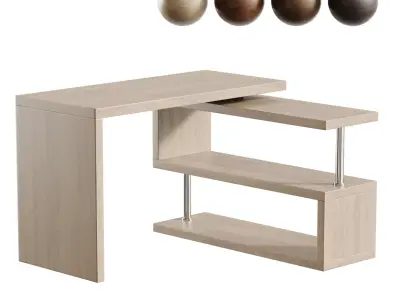 The Creator desk is light brown 3D model