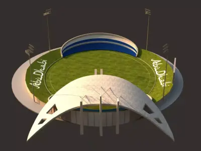 Abu Dhabi Stadium 3D model