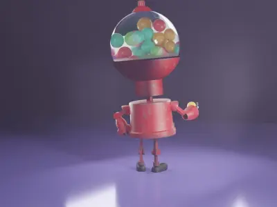 The Curious One - Robot Model 3D model
