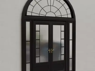 Door Design 2 Low-poly 3D model