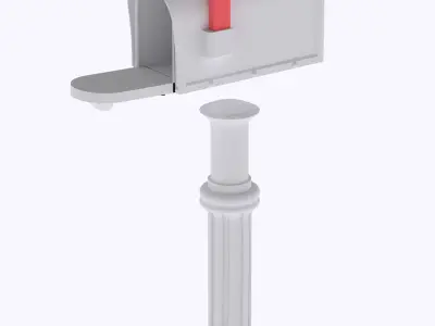 miniature Mailbox functional multi-color print  3D print model