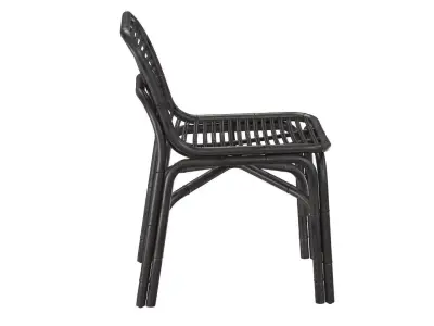 Black Peak armchair INDOOR rattan Cane-line 3D model