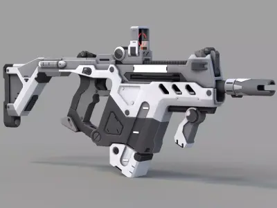 Science Fiction Gun 7 3D model