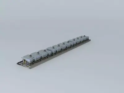 Buildings pairs C  Rio Oron, urbanizacióm Salitre Free 3D model