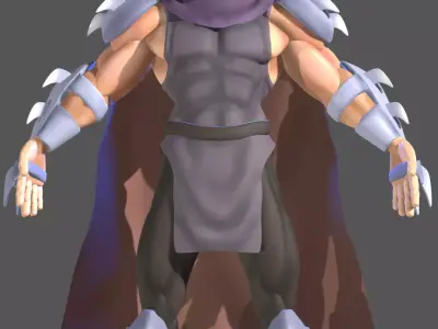 Shredder from the cartoon TMNT Free 3D model