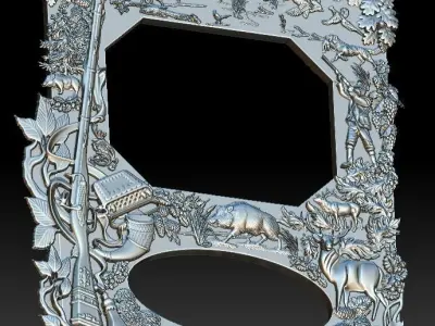 Door clock 3D print model