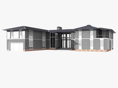 Single Family House 3D model