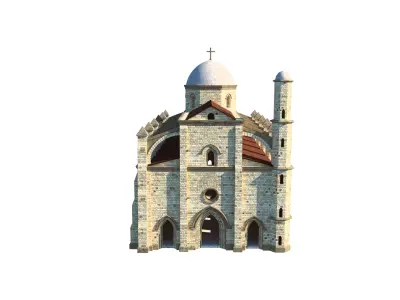 St George of the Greeks Cathedral Reconstruction 3D model