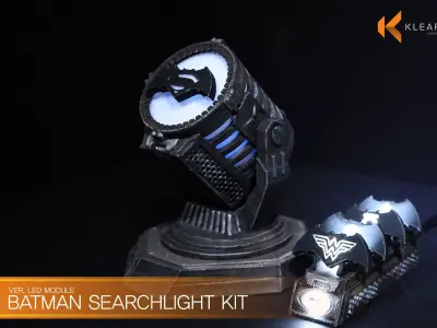 Batman Searchlight Set 3D print model