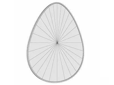 Mirror in a metal frame GZ-M1079 3D model