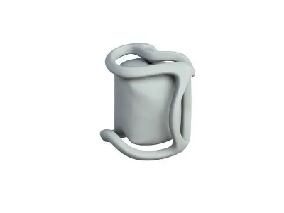 SciFi Shape Object Low Poly86 Low-poly 3D model