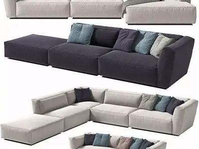 ELLIOT VERZELLONI SOFA 3D model