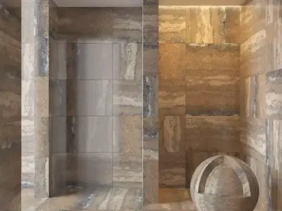 Marble wall 311 3D model