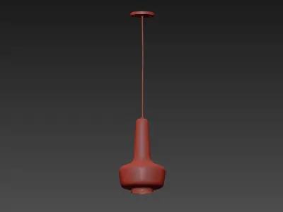 Fog and Morup Holmegaard Kreta Gass Pendant by Jacob Bang 3D model