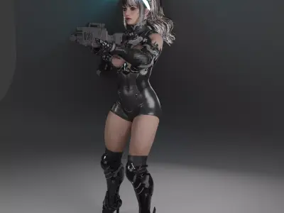 Ines Raya Future Warrior 3D print model
