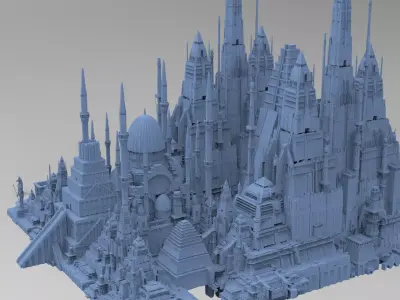 Kingdom of Heaven Architecture 2 3D model