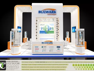exhibit bulwark exhibition stand design Free 3D model