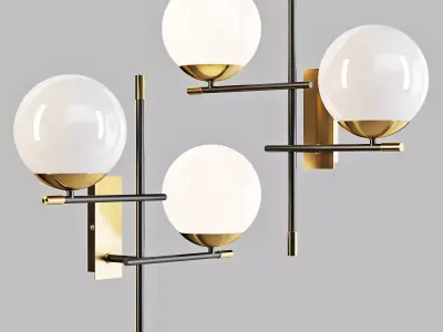 Maytoni Nostalgia MOD048WL-02G - Wall Lamp 3D model