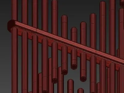 Corbett Lighting 238 42 Gold Leaf 3D model buy