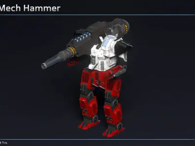 Light Mechs Collection I 3D Model Pack