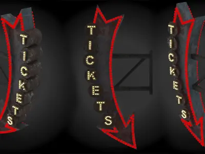 Vintage Sign 3D model