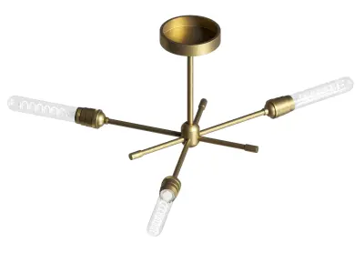 Etsy Edison Chandelier 3D model