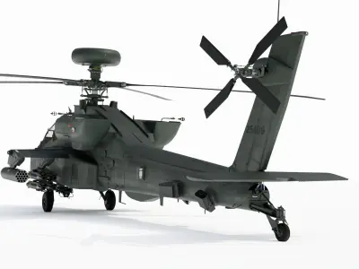  Boeing AH-64D Apache High Detail 