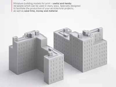 3D Print miniature building RB-US-NY-070 3D print model
