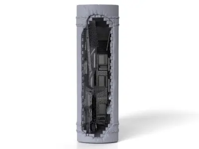 Book Nook - Street in the Book  3D print model