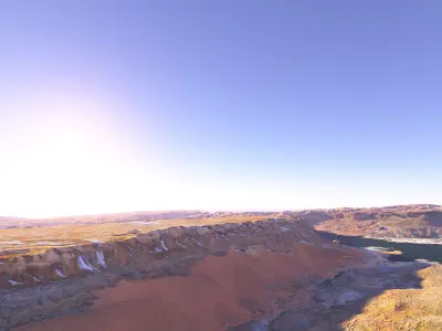 Glen Canyon Terrain Real Life Landscape 3D model