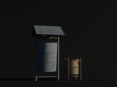 Asset Pack 1 City Decoration Low-poly 3D model