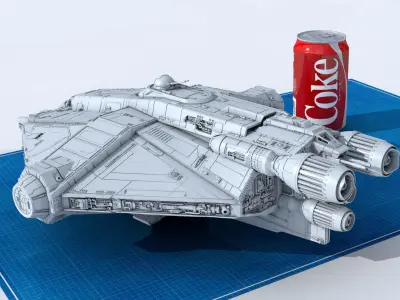 Star Wars REBELS Ghost and Phantom 1 3D print model