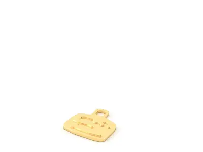 Native American pendant symbols 3D print model