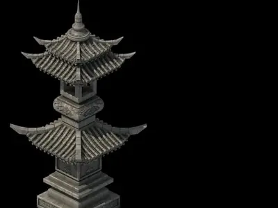 Game Brothel - Stone Tower 2701 3D model