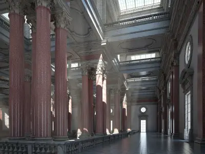 Corinthian Hall 3D model