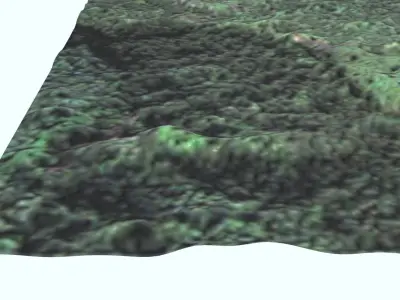 Earth Crater 3D model