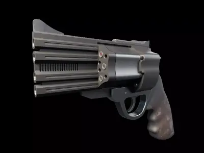 simgun Low-poly 3D model