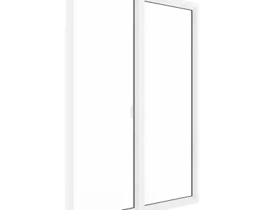 White Window 18 3D model