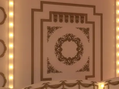 Squid Game season 2 Find A Partner Carousel game scene 3D model