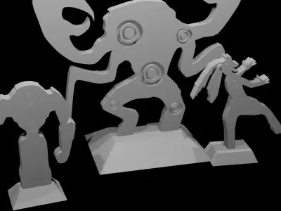 Firing Range Room Pack 3D print model