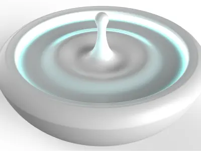 FIGULO SPLASH LAMP CERAMIC MOOD LIGHTING Free 3D model