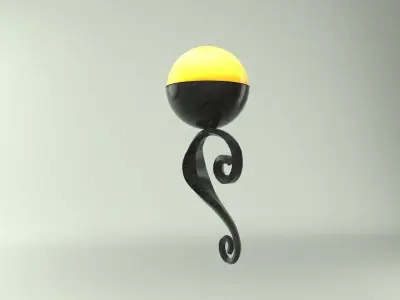 Light Wall Low-poly 3D model