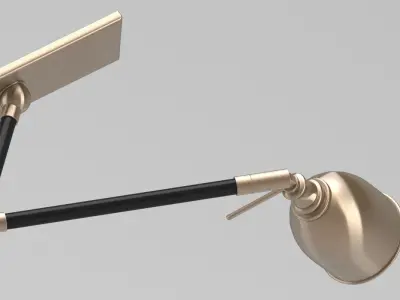Valerio Swing Arm Wall Light 3D model