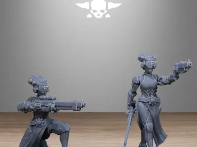 Scavenger Sisters Infantry 3D print model