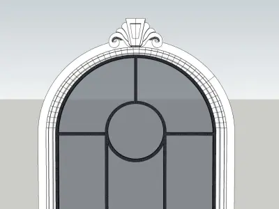 Classical window sketchup 3d model 3D model