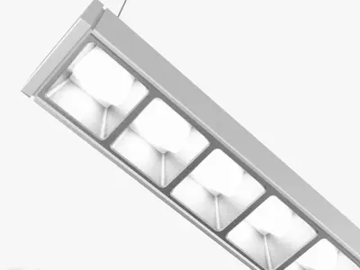 Zumtobel Lincor pendant LED luminaire 3D model