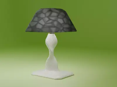 A Contemporary Table Lamp Design Low-poly 3D model