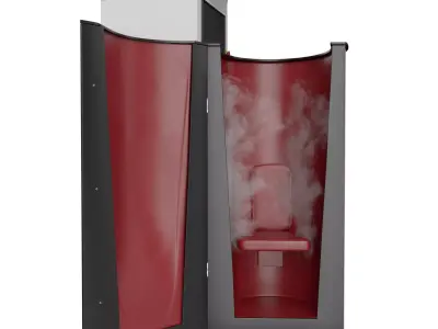 Cryotherapy machine Cryosauna 3D model