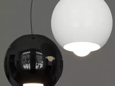GSG Ceramic Design Bool Pendant Lamps 3D model